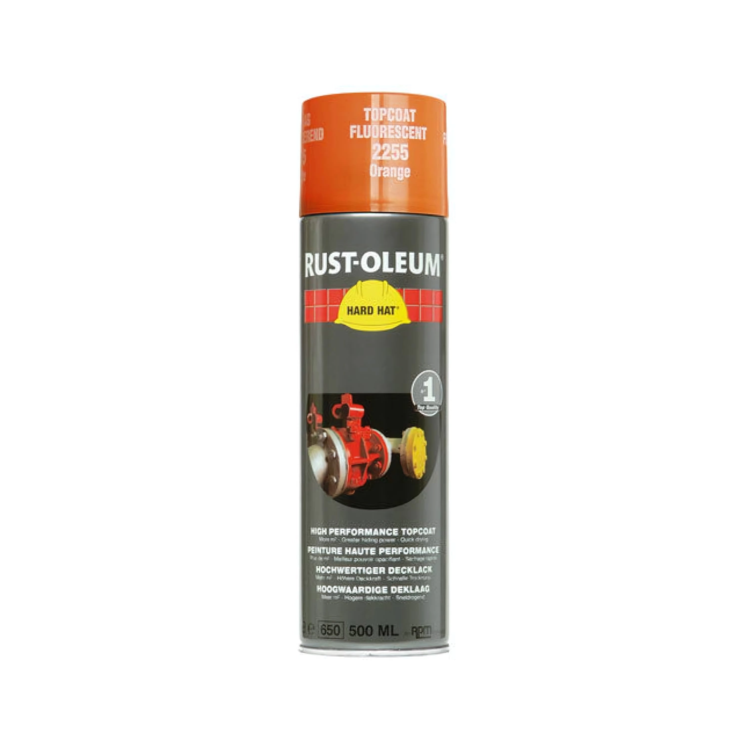 Rust-Oleum Hard Hat 2144 - RAL 1023 Verkeersgeel - 0,5L