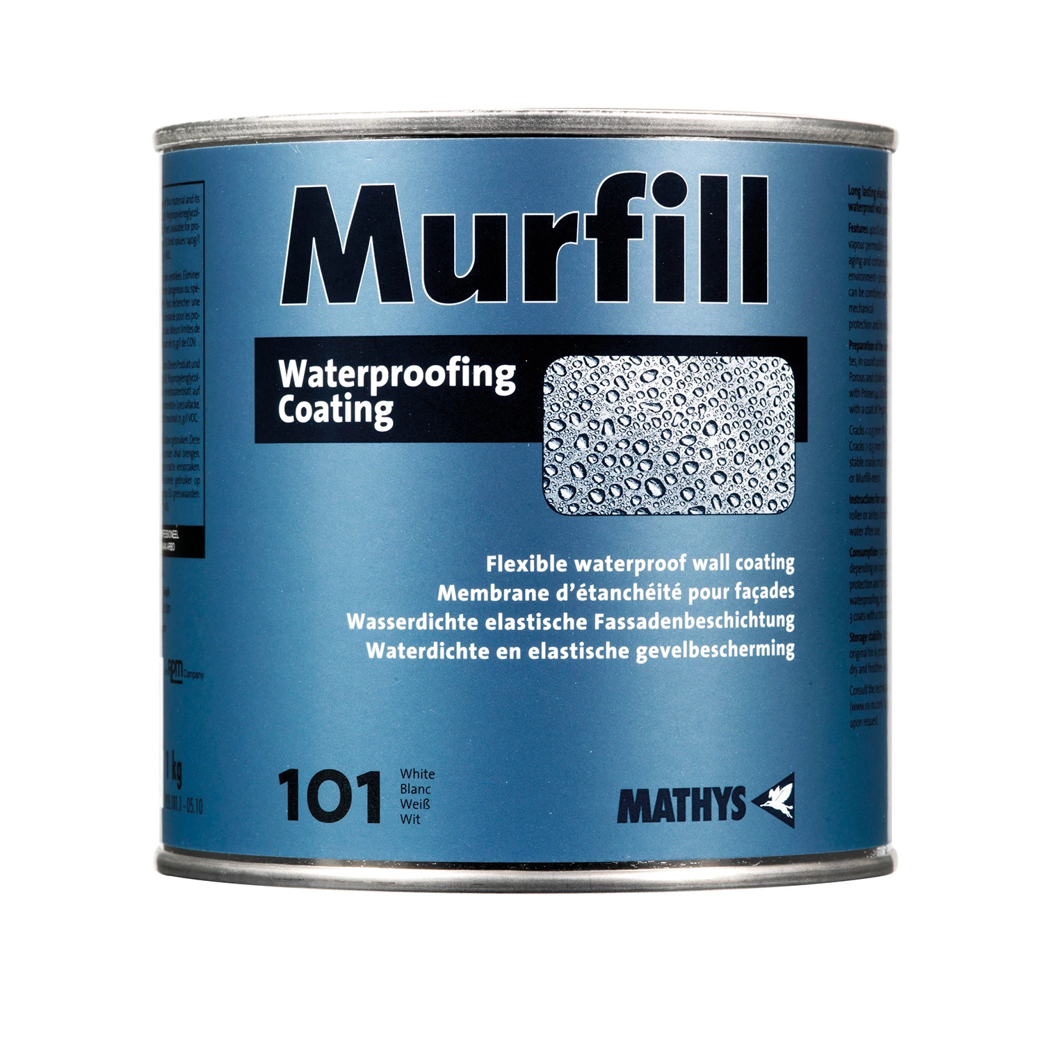 Mathys Murfill Renovation Buitenmuurverf - Op Kleur Gemengd - 6 Kg