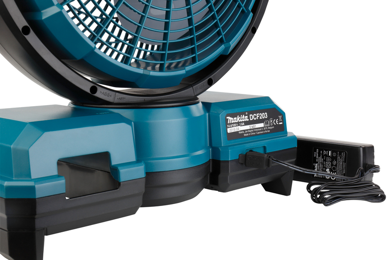 Makita DCF203Z 14,4-18V Li-Ion Accu Ventilator Body - 235mm - Detailed view of the product