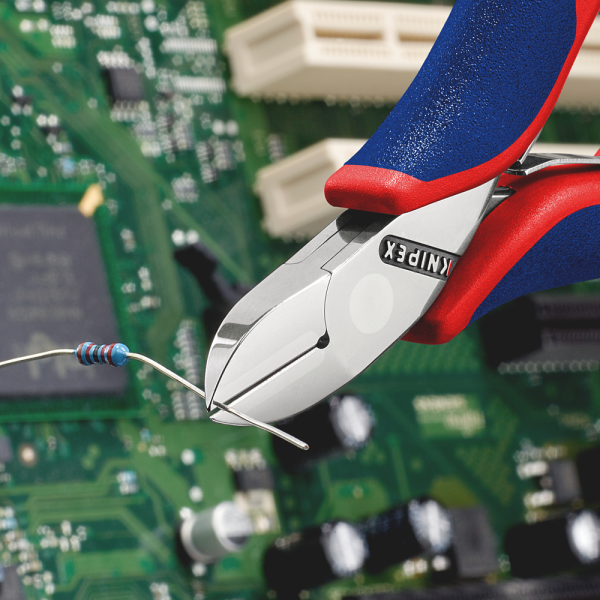 Knipex 7702115 Zijsnijtang - Elektronica - 115mm - Detailed view of the product