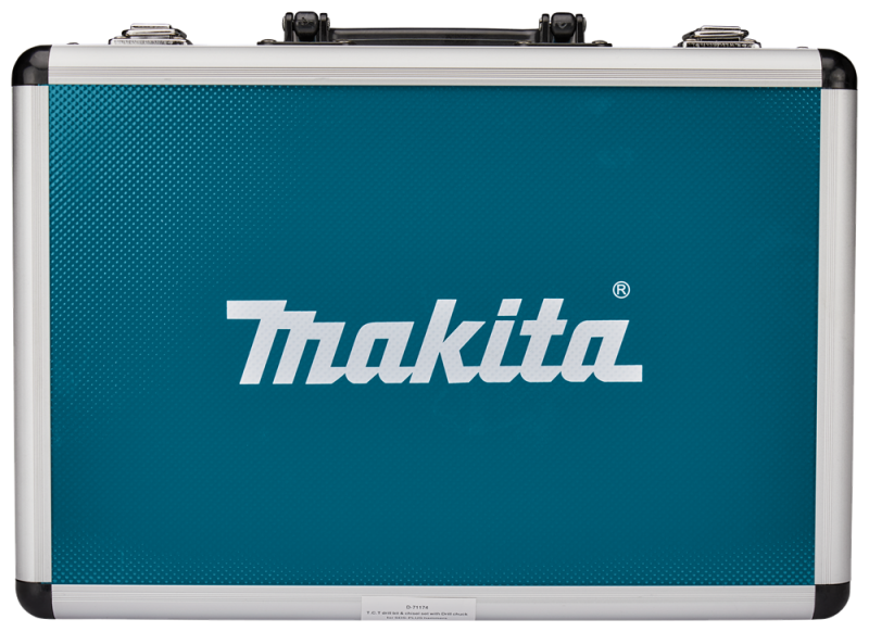 Makita D-71174 14-delige Boor-/beitelset In Koffer - SDS-Plus - Detailed view of the product