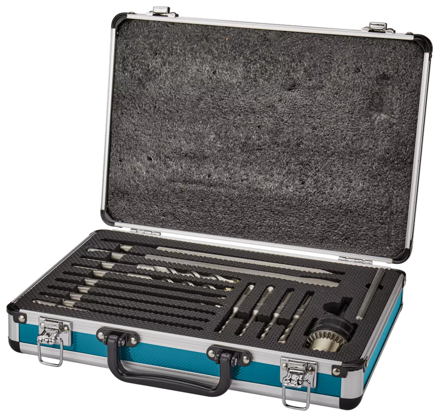 Makita D-71174 14-delige Boor-/beitelset In Koffer - SDS-Plus thumbnail 3