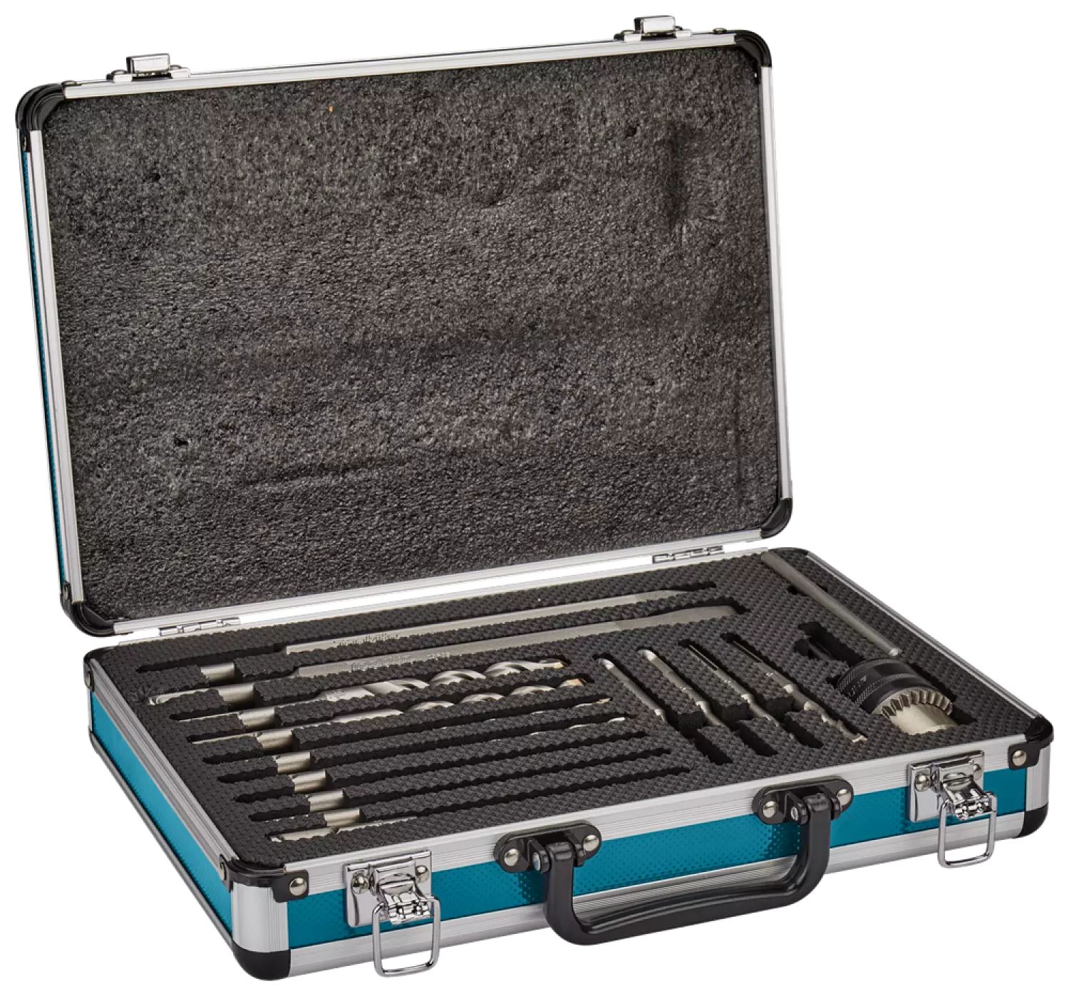 Makita D-71174 14-delige Boor-/beitelset In Koffer - SDS-Plus thumbnail 2