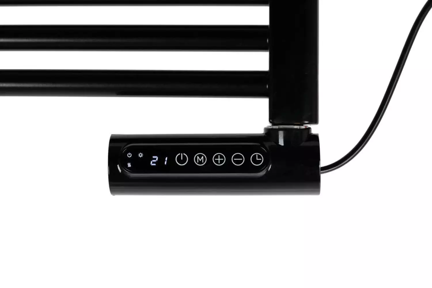 EUROM Sani Towel 500 Badkamerkachel - 500W - Zwart thumbnail 3