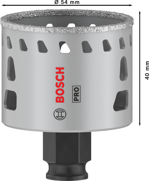 Bosch 2608901563 PRO Tile PC Plus Diamantgatzaag Voor Tegels - 54mm - Detailed view of the product
