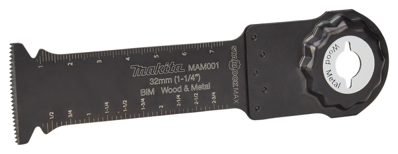 Makita B-66400 MAM001 Invalzaagblad - 32x80mm - Hout/Staal - Detailed view of the product