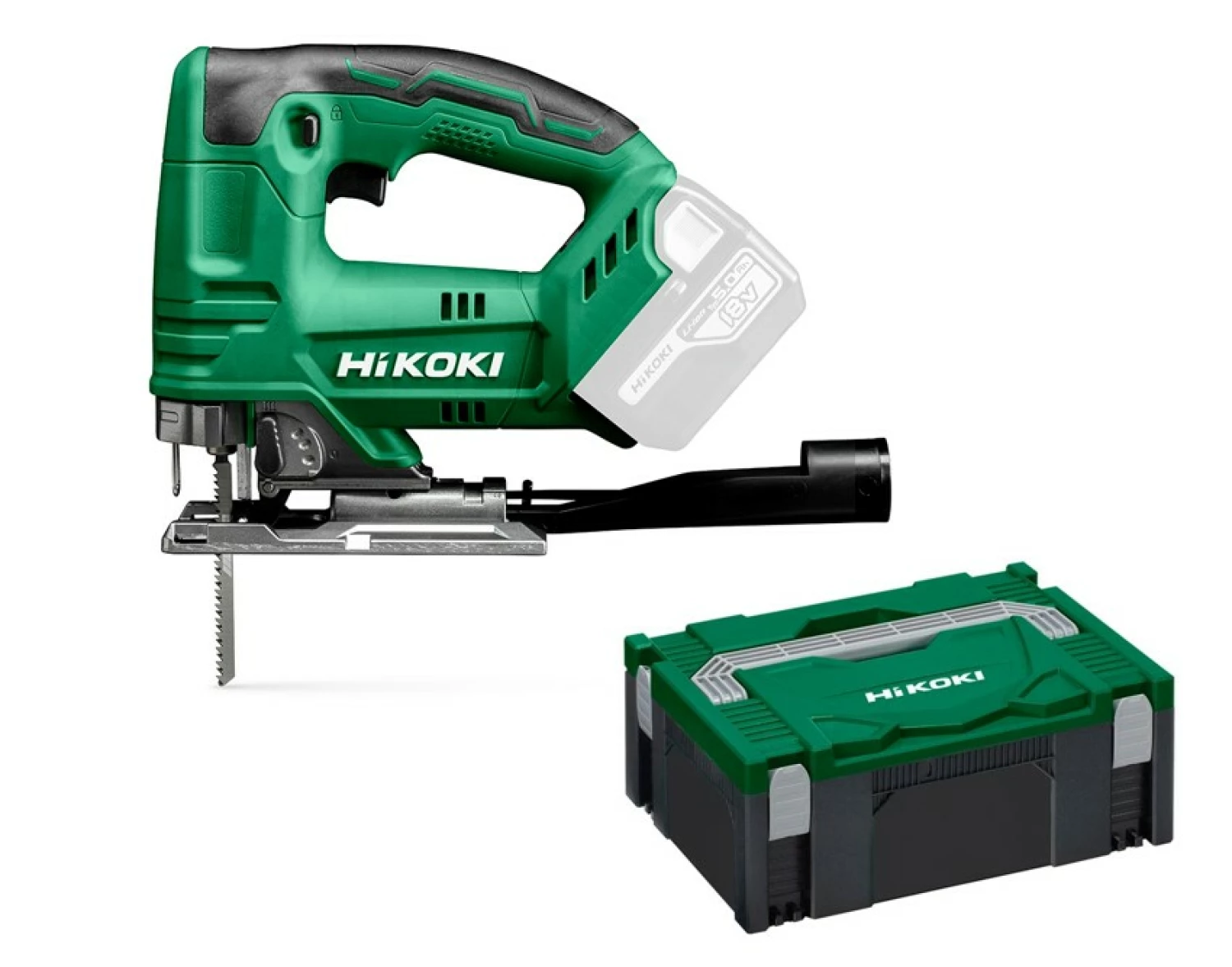 HiKOKI CJ18DAW2Z 18V Li-ion Accu Decoupeerzaag Body In HSC - 135mm