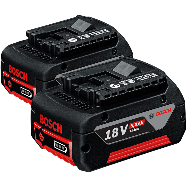 Bosch GBA 18V 5.0Ah Duopack 18V Li-Ion Accu - 5.0Ah (2st)