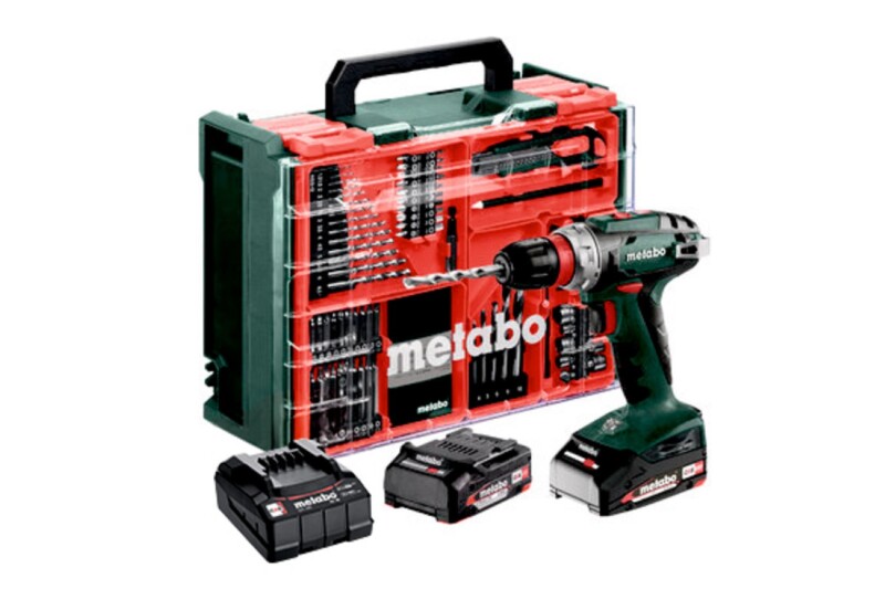 Metabo BS 18 Quick Set Mobile Workshop 18V Li-ion Accu Schroef-/boormachine Set (2x 2.0Ah Accu) In Koffer Incl. 74-Delige Accessoiresset - Default image for the product