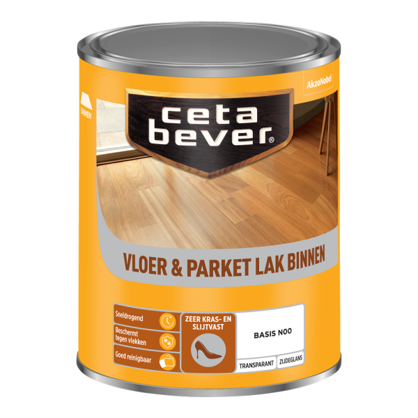 cetabever transparant vloer- en parketlak ac kleur 1 ltr