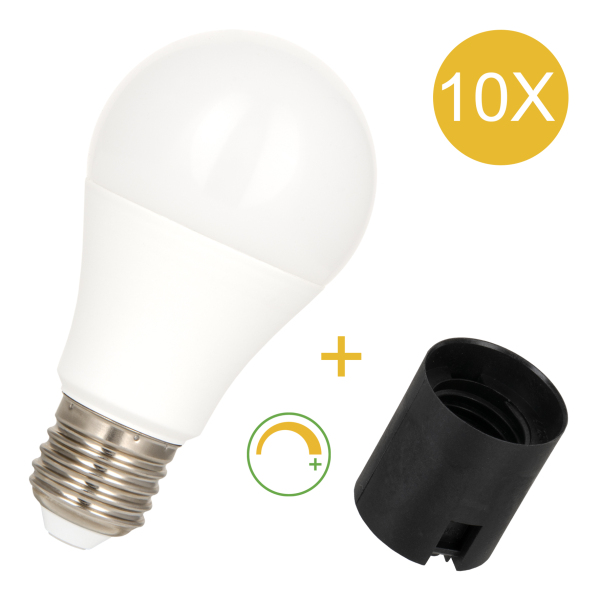 Bailey 146145 10-Pack Combi LED Lamp - E27 Lampholder Plug-in - 8.5W - 806Lm - Default image for the product