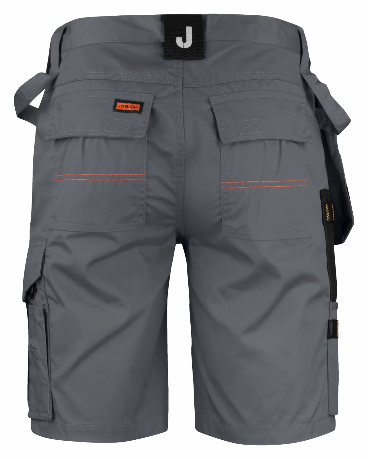 Jobman 2722 Werkbroek Kort Holsterpocket - Maat 50 - Grijs/Zwart thumbnail 2