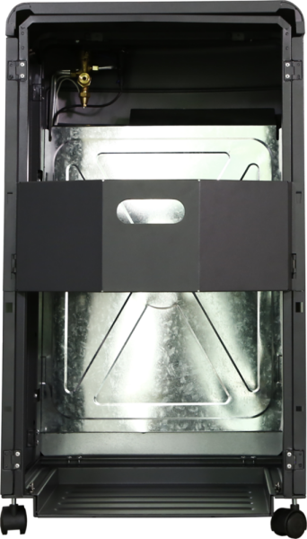 Qlima GH 342 RV Opvouwbare 2-in-1 Gaskachel Zwart - 4,2kW - Detailed view of the product