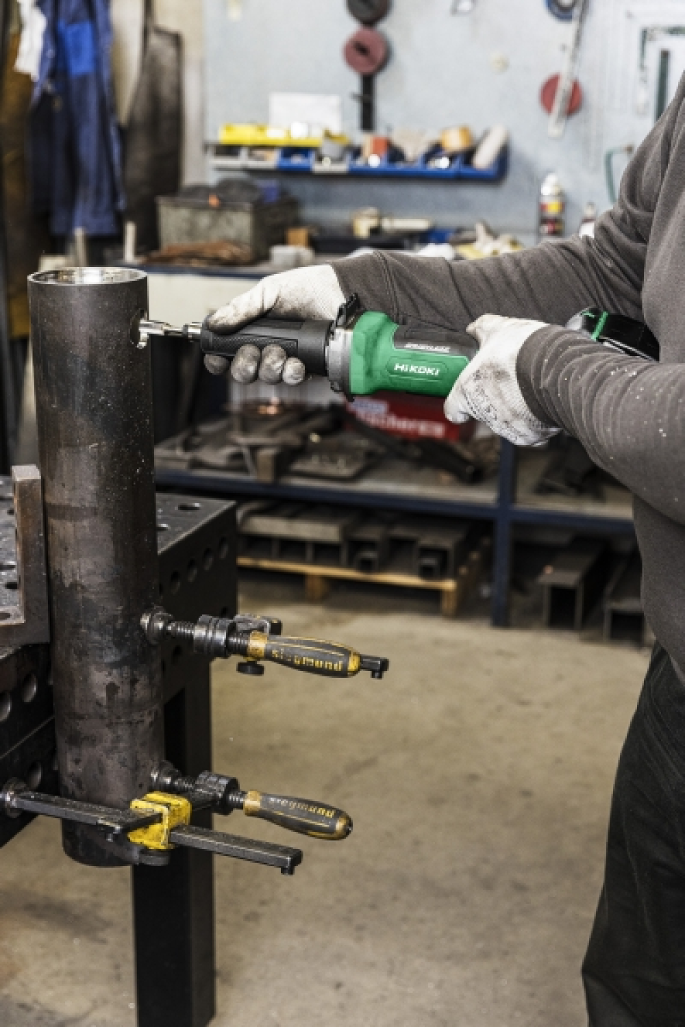 HiKOKI GP18DBW5Z 18V Li-Ion Accu Slijpmachine Body In Koffer - 50mm thumbnail 3