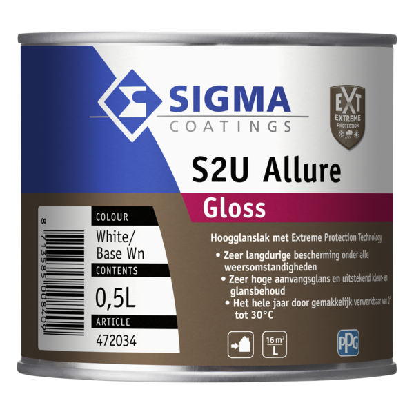 sigma s2u allure gloss wit 0.5 ltr