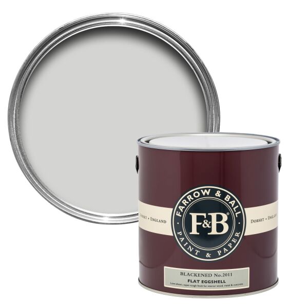 Farrow&Ball Flat Eggshell Blackened No.2011 - 750ml afbeelding