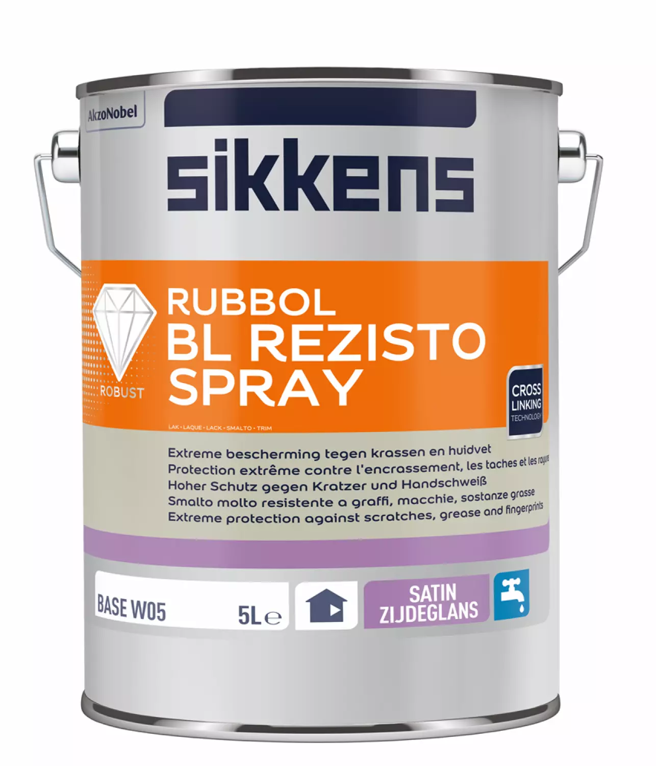 Sikkens Rubbol Bl Rezisto Spray - Op Kleur Gemengd - 5L