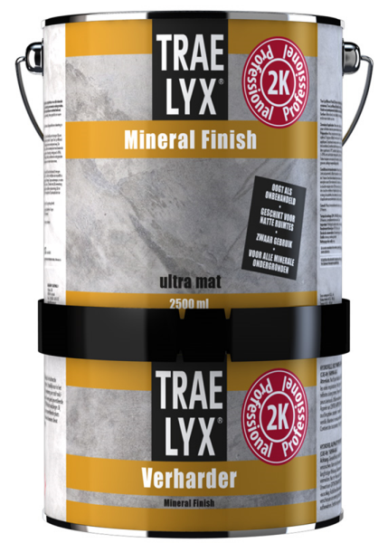 Trae Lyx Mineral Finish 2,5L Incl. Trae Lyx Grondlak 1L - Detailed view of the product