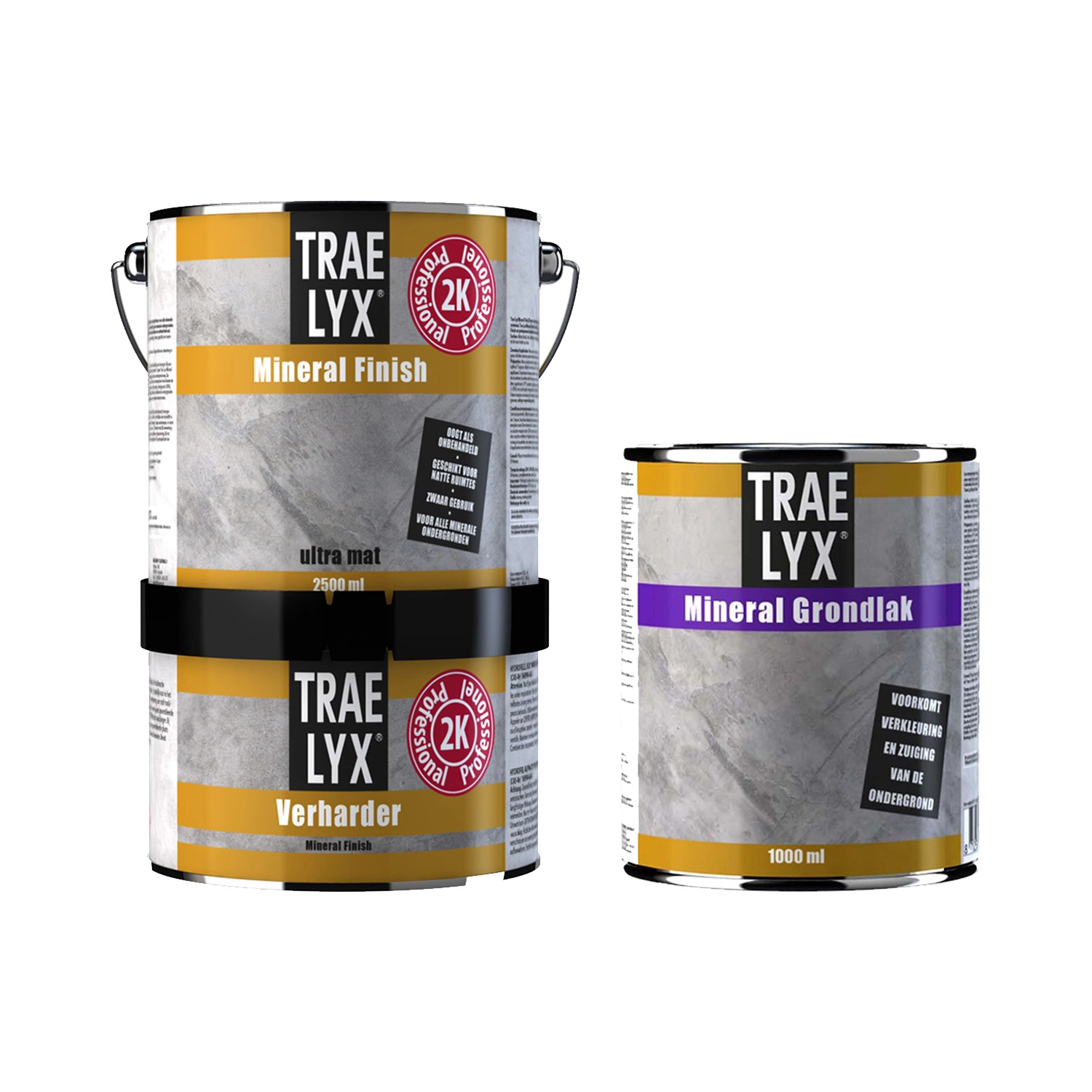 Trae Lyx Mineral Finish 2,5L Incl. Trae Lyx Grondlak 1L afbeelding