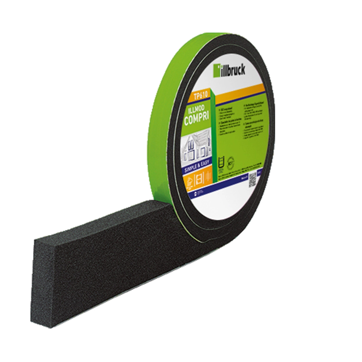 Illbruck TP610 Compressieband - 20/3-6mm X 8m