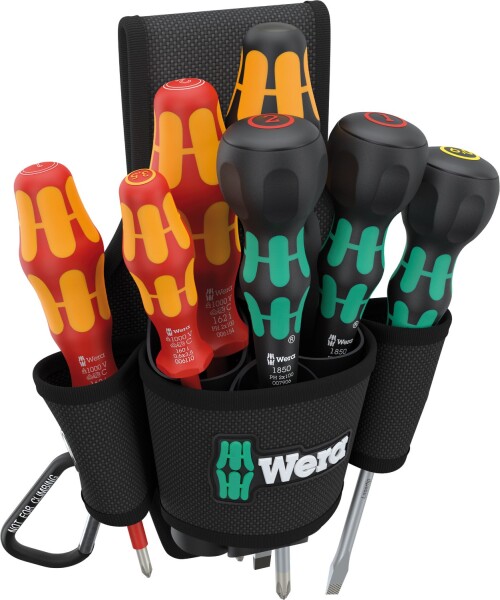 Wera 05136033001 8-delige 9621 Holsterset 2 Schroevendraaierset In Holster
