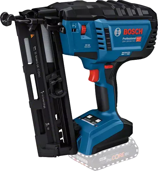 Bosch Blauw GNH 18V-64-2 M Professional | Accu Tacker | Excl. Accu en lader | In doos - 0601482000