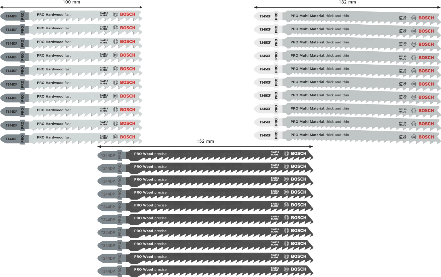 Bosch 2607011946 PRO 30-delige Hout En Metaal Rough Cut Zaagbladenset In Toughbox thumbnail 4