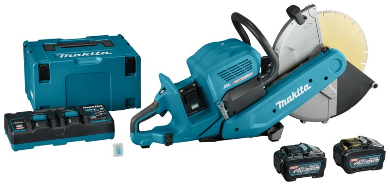 Makita CE002GT202X XGT 2x40 V Max Li-ion Accu Doorslijper Set (2x 5,0Ah) In Doos/Mbox - 355mm