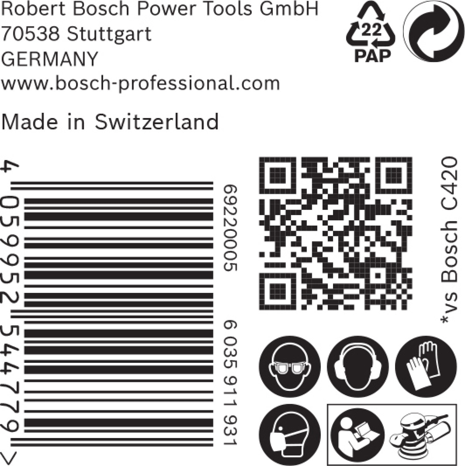Bosch 2608901139 EXPERT Schuurvel C470 Best For Wood And Paint - 150mm - K120 - Multiperforatie (50st) thumbnail 3