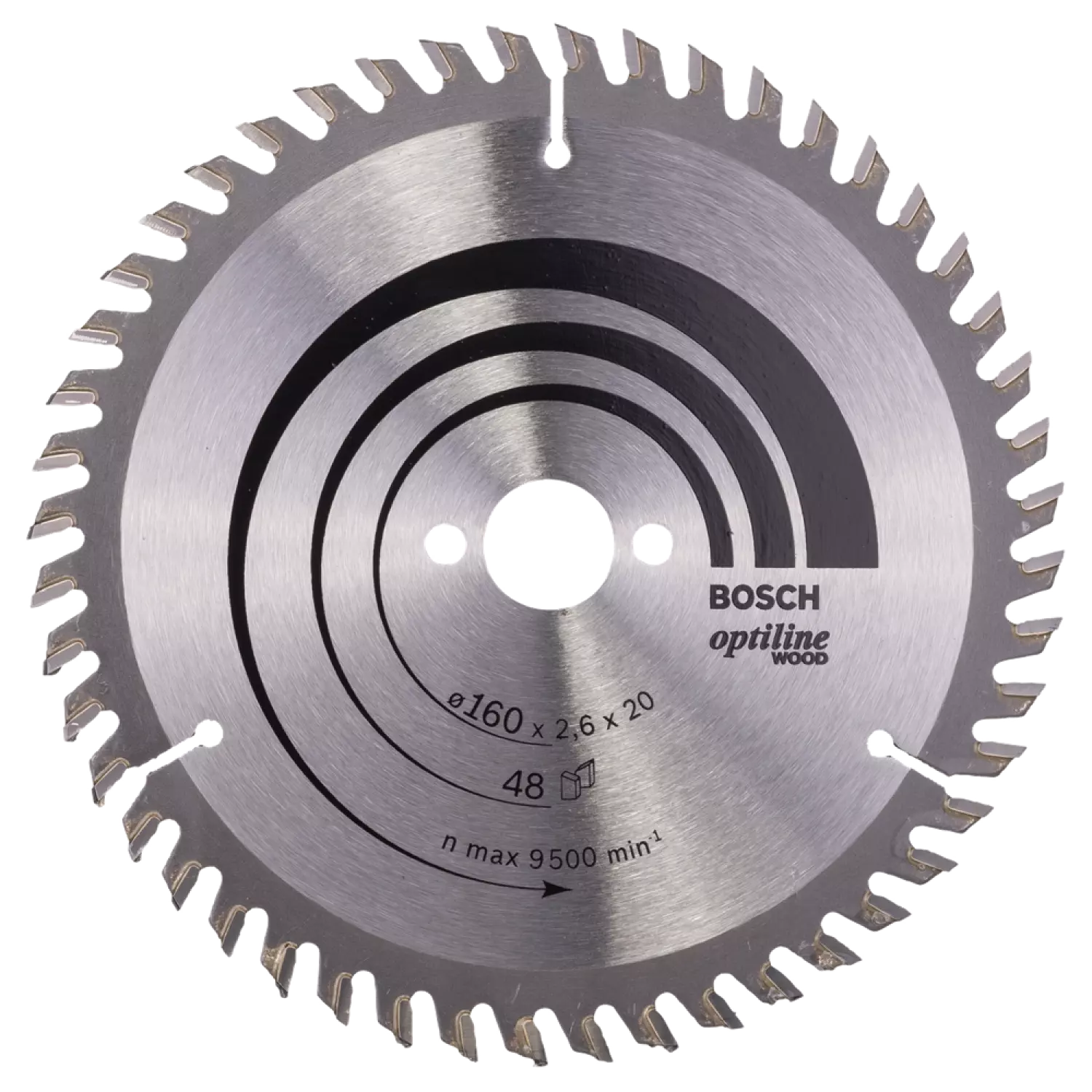 Bosch 2608640732 Optiline Cirkelzaagblad - 160 X 20 X 48T - Hout