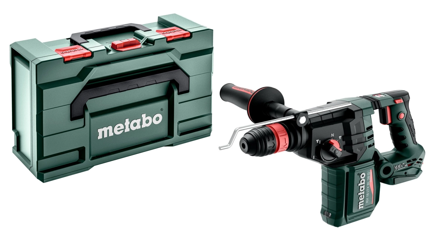 Metabo KH 18 LTX BL 28 Q 18V Li-ion Accu Combihamer Body In MetaBOX