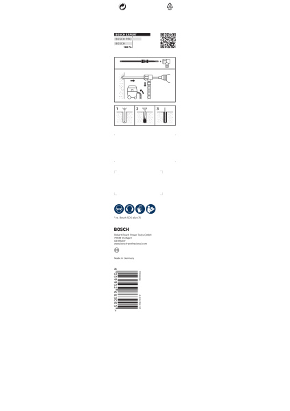 Bosch 2608901768 EXPERT Hamerboor SDS Clean SDS Plus-8X - 14x200x350mm - Detailed view of the product