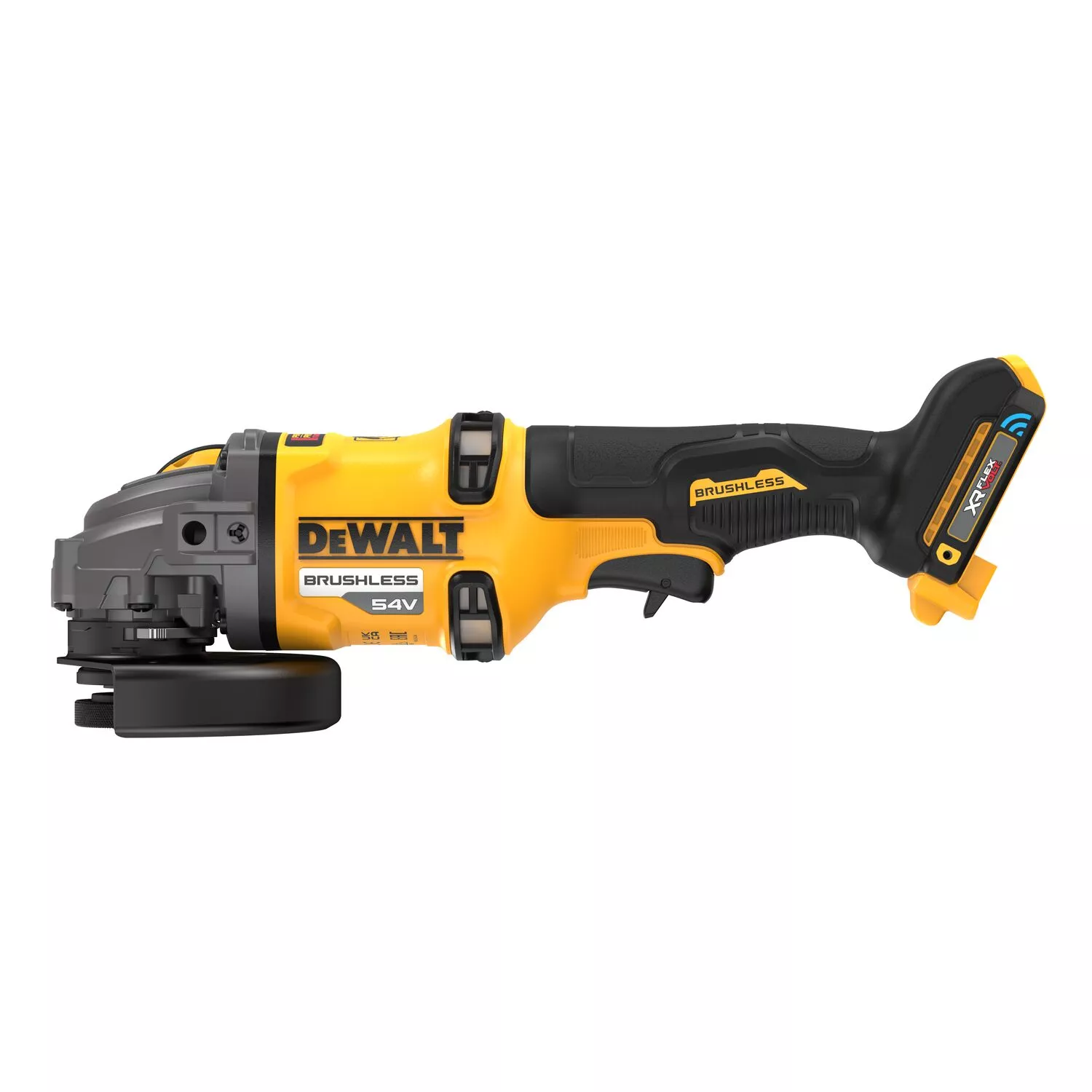 DeWALT DCG418SHDN 54V Li-ion XR FlexVolt Accu Haakse Slijper Body - 125mm - Veiligheidsschakelaaar In Zijhandgreep thumbnail 2