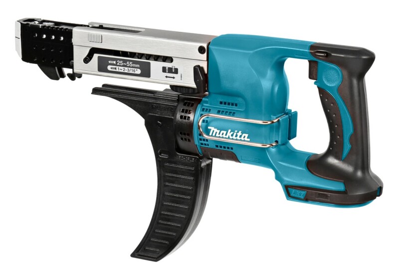 Makita DFR550Y1J 18V Li-Ion Accu Schroefautomaat / Bandschroefmachine Body + (1x 1.5Ah Accu) In Mbox - 25-55mm - Detailed view of the product