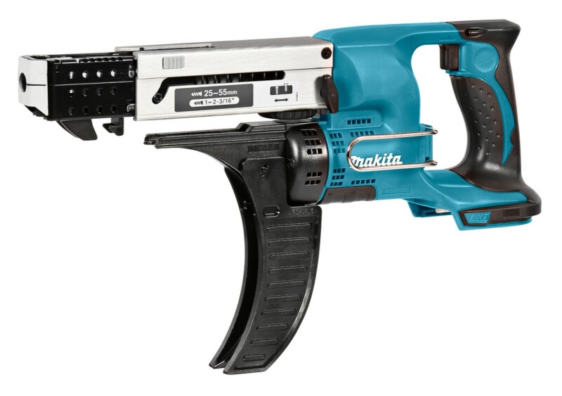 Makita DFR550Y1J 18V Li-Ion Accu Schroefautomaat / Bandschroefmachine Body + (1x 1.5Ah Accu) In Mbox - 25-55mm - Detailed view of the product