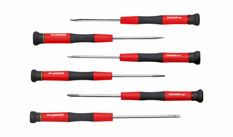 Gedore RED R38005906 6-delige 2C-Elektronica Schroevendraaierset