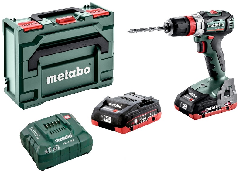 Metabo BS 18 L BL Q 18V Li-Ion Accu Boor-/schroefmachine Set (2x LiHD 4,0Ah) In MetaBOX