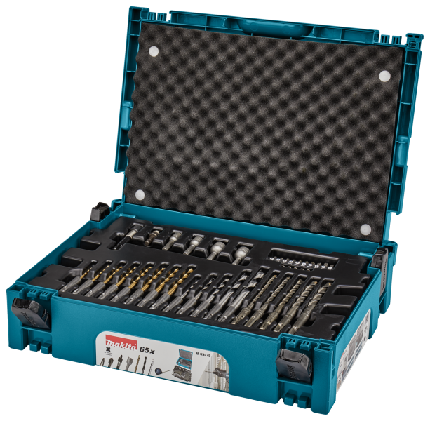 Makita B-69478 65-delige Boor-/schroefbitset In Mbox - SDS-Plus - Detailed view of the product