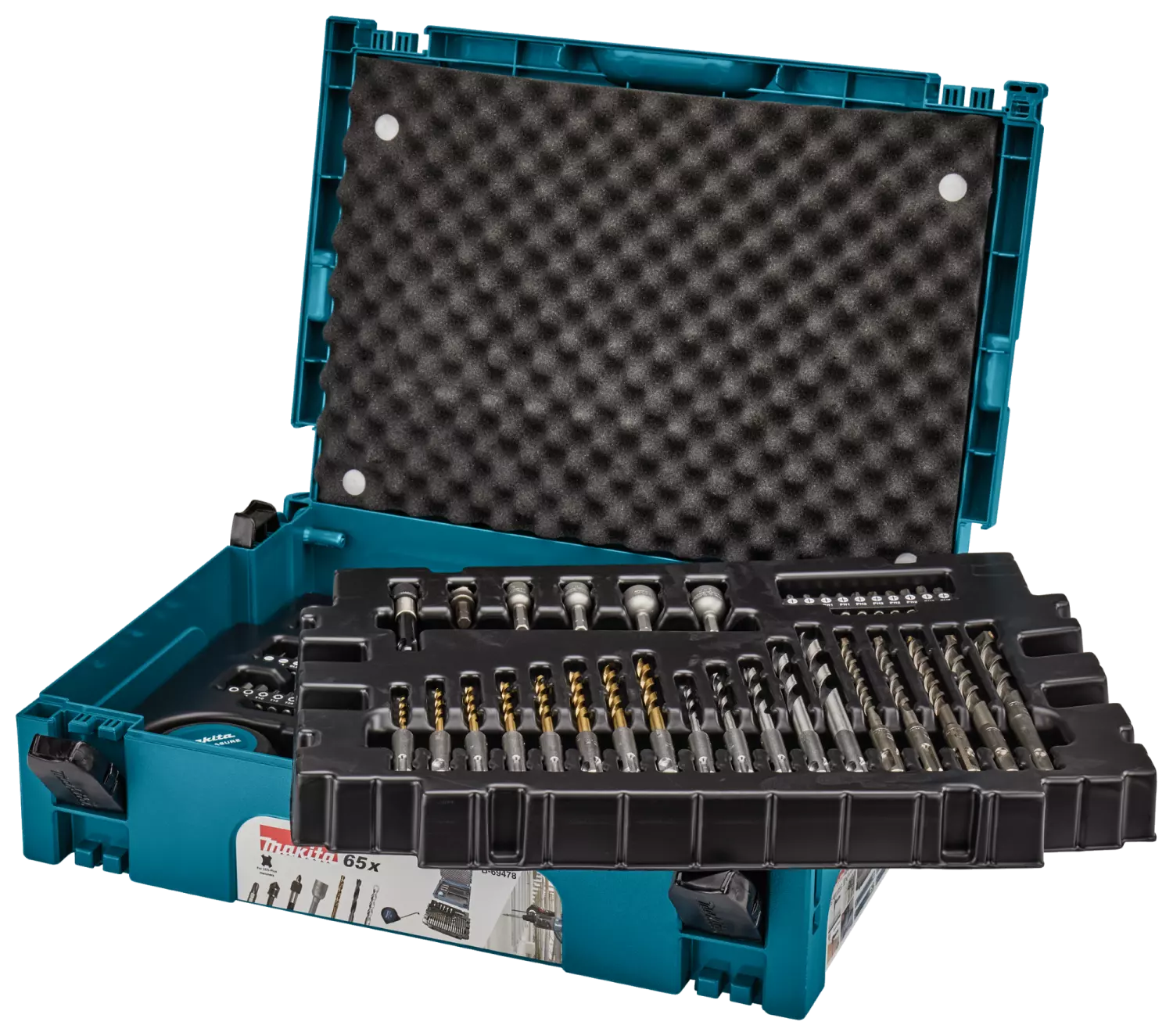 Makita B-69478 65-delige Boor-/schroefbitset In Mbox - SDS-Plus thumbnail 4