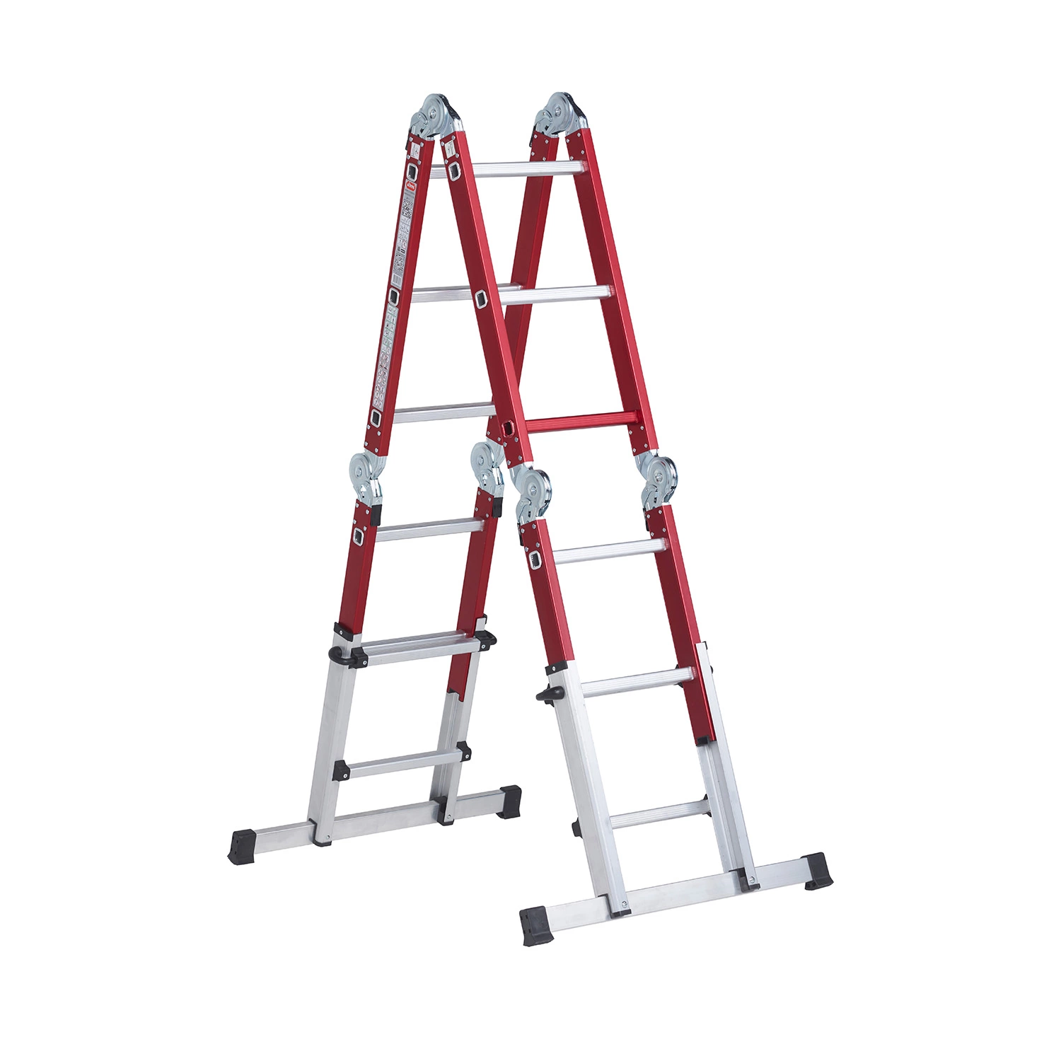Altrex Varitrex-Do-it-All Telescopische Vouwladder - Aluminium - 4 X 3 Sporten - Max. Werkhoogte 4,25m - Met Stabiliteitsbalk