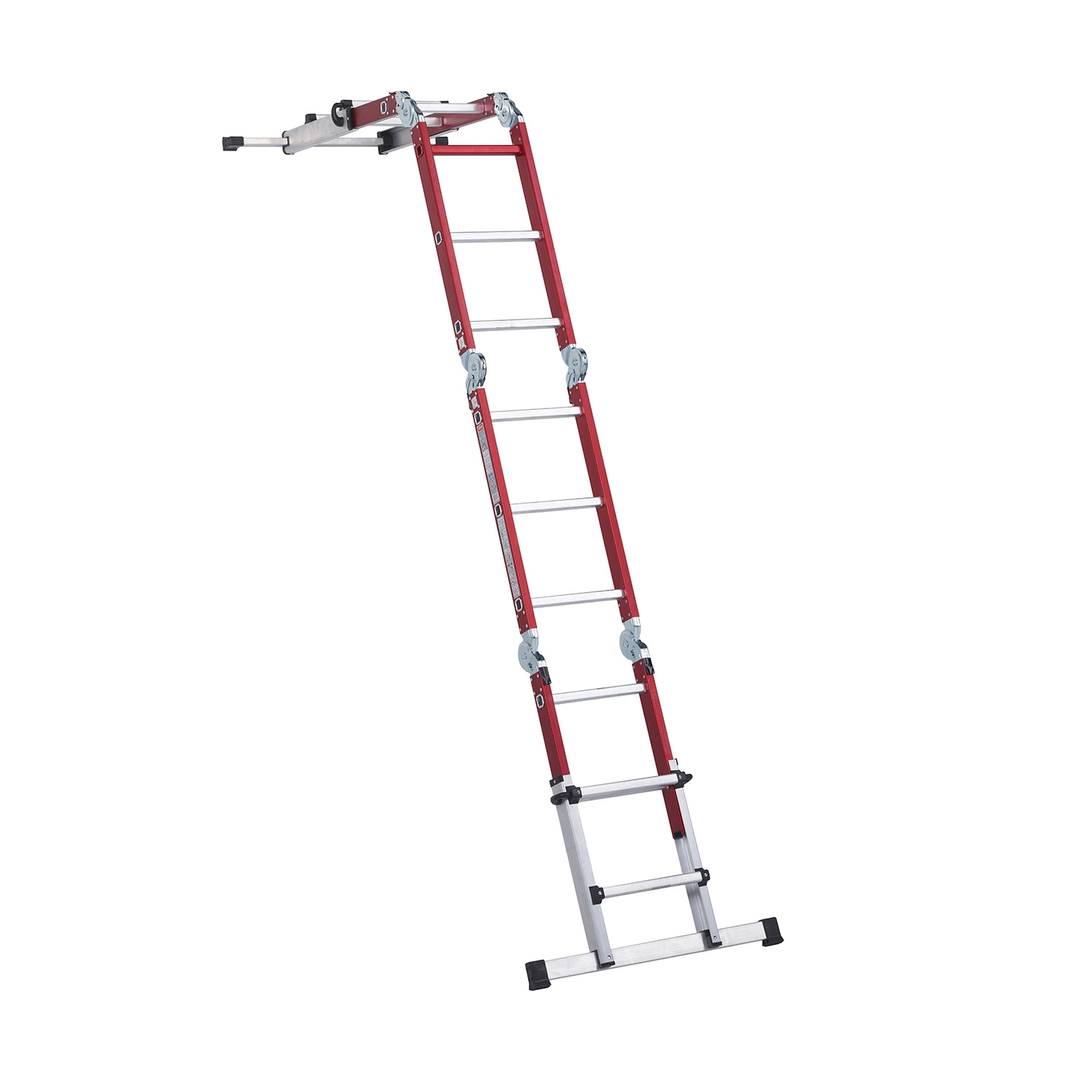 Altrex Varitrex-Do-it-All Telescopische Vouwladder - Aluminium - 4 X 3 Sporten - Max. Werkhoogte 4,25m - Met Stabiliteitsbalk thumbnail 4
