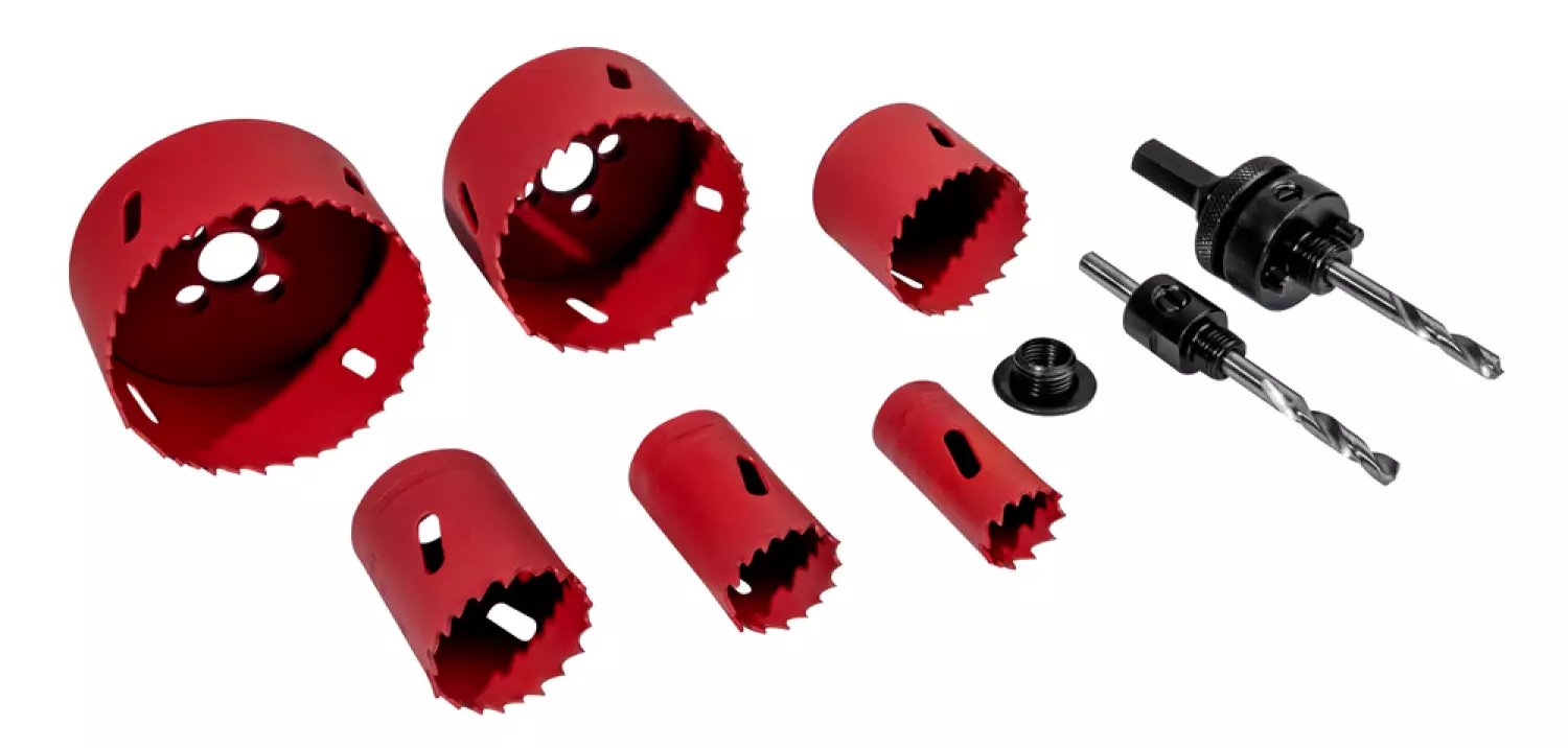 Brüder Mannesmann 44100 8-delige Gatenzaag Set In Koffer thumbnail 4