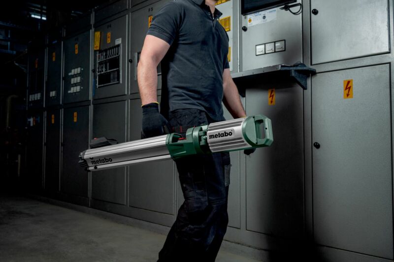 Metabo BSA 18 LED 5000 DUO-S 18V LiHD Accu LED Bouwlamp Body - 5000Lm - Detailed view of the product