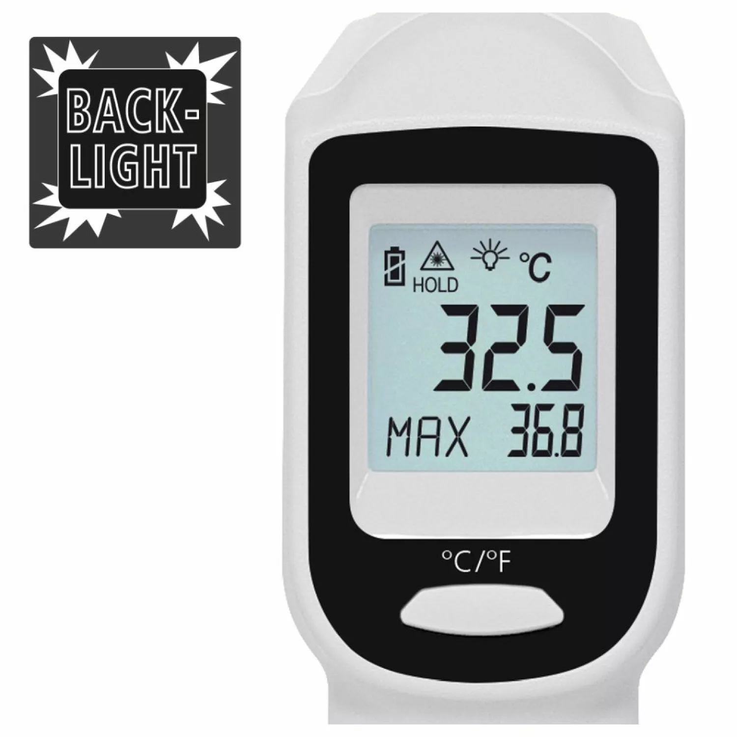 Laserliner ThermoSpot One Infrarood Thermometer Met Laser - Bereik -38°C T/m 365°C thumbnail 2