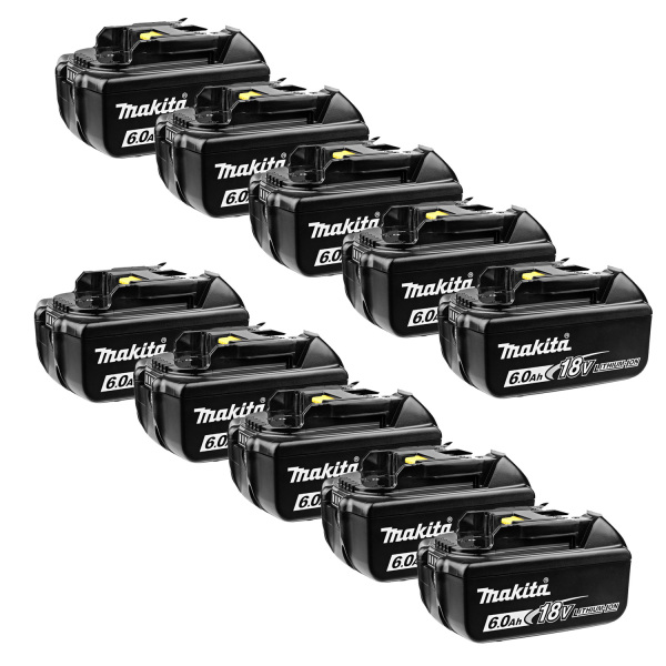 Makita BL1860B 18V Li-ion Accu - 6.0Ah (10st)