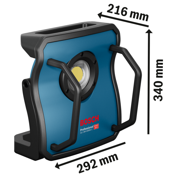 Bosch GLI 18V-10000 C 18V Li-Ion Accu LED Bouwlamp Body - 10000Lm - Detailed view of the product