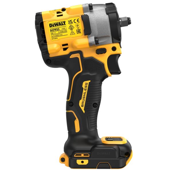 DeWALT DCF923N-XJ 18V Li-ion XR Accu Slagsmoersleutel Body In TSTAK - 3/8"- Koolborstelloos - Detailed view of the product