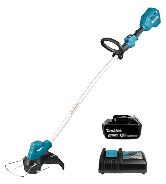 Makita DUR189RF 18V Li-Ion Accu Grastrimmer Set (1x 3.0Ah Accu) - Koolborstelloos - 30cm EAN: 88381858205