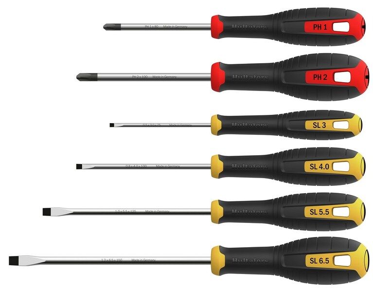 Hultafors HSS SL/PH Schroevendraaierset PH&SL - 6 Stuks