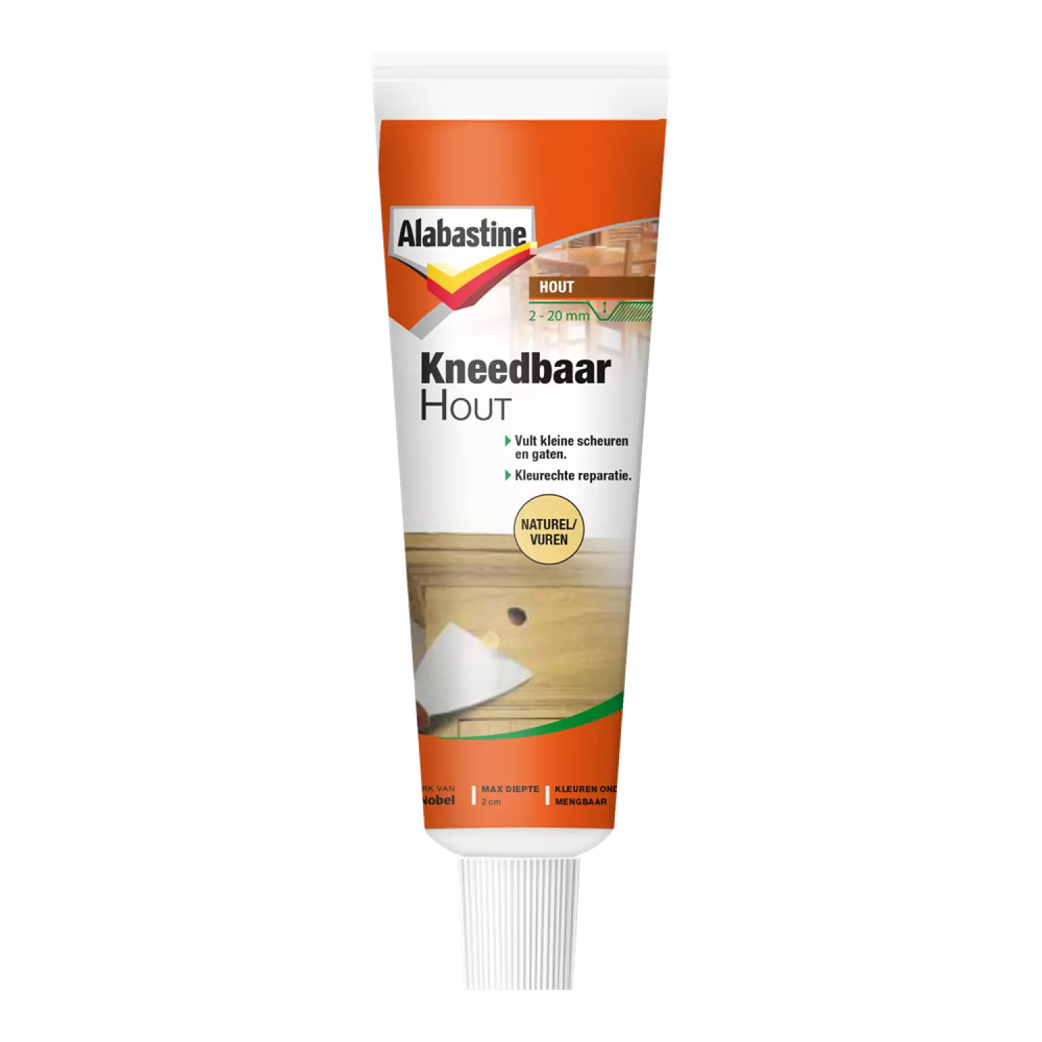 Alabastine Kneedbaar Hout - Pasta - Naturel/Vuren - 75g